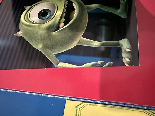 Disney Pixar Monsters INC Exclusive Lithograph Portfolio Set of 4 Lithographs - Picture 8 of 16