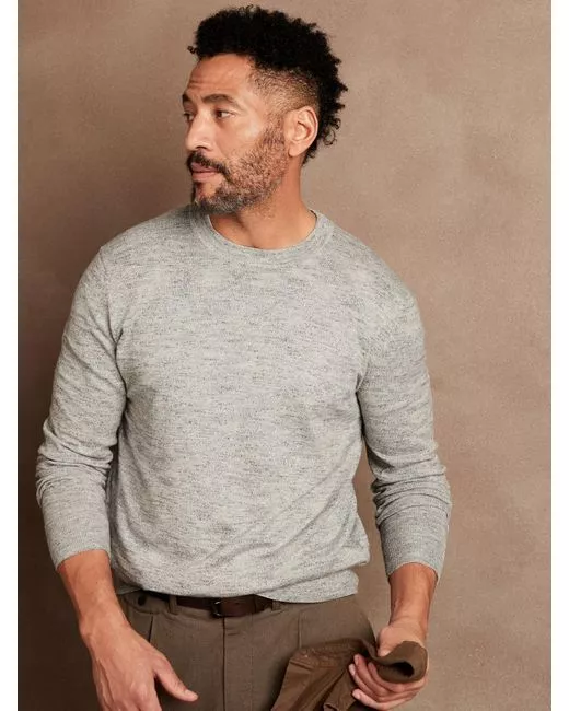Banana Republic Factory Men's Gray Everyday Crew-neck Sweater. XX-Large