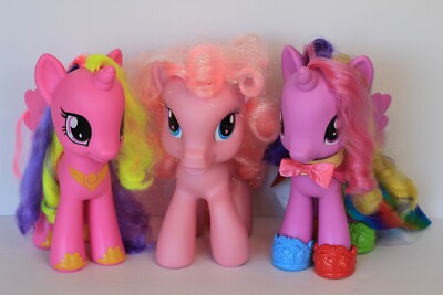2008 2013 Lot of My Little Pony Rainbow Twilight Sparkle Pinkie Pie Cadance 8in