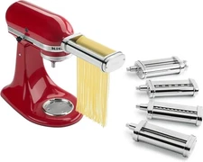 KSMPDX Pasta Deluxe Set Stand Mixer Attachment, Stainless Steel , 5 Piece ( Pack