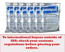 Salonpas Discomfort Assistance Patch 20 patches each pack 6 pack Combo