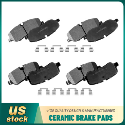 Front+Rear Ceramic Brake Pads for 2006-2009 Land Rover Range Rover Sport 4.4L V8