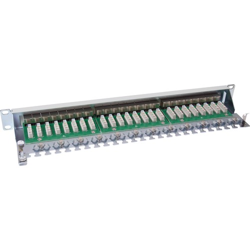 InLine® Patchfeld Cat.6, 24-fach, 48,26cm (19"), 1HE, lichtgrau, RAL7035 - Bild 2 von 3