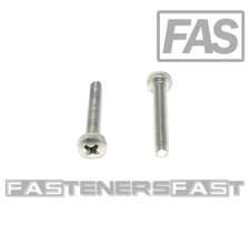 (25) M4-0.7 x25 Stainless Steel Phillips Pan Head Machine Screw DIN7985 A2 M4x25