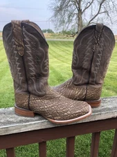 Durango Men's Rebel 13" Square Toe Brown Western Boots DDB0414 Rustic Tobacco