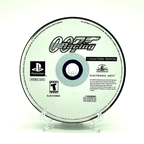 007 Racing Collectors' Edition (2000) PlayStation 1 Game  Disc Only  Play Tested