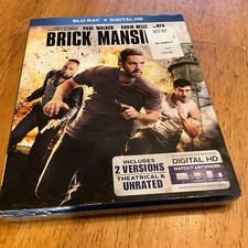 Brick Mansions (Blu-ray, 2014) Paul Walker, David Belle, RZA NEW SEALED