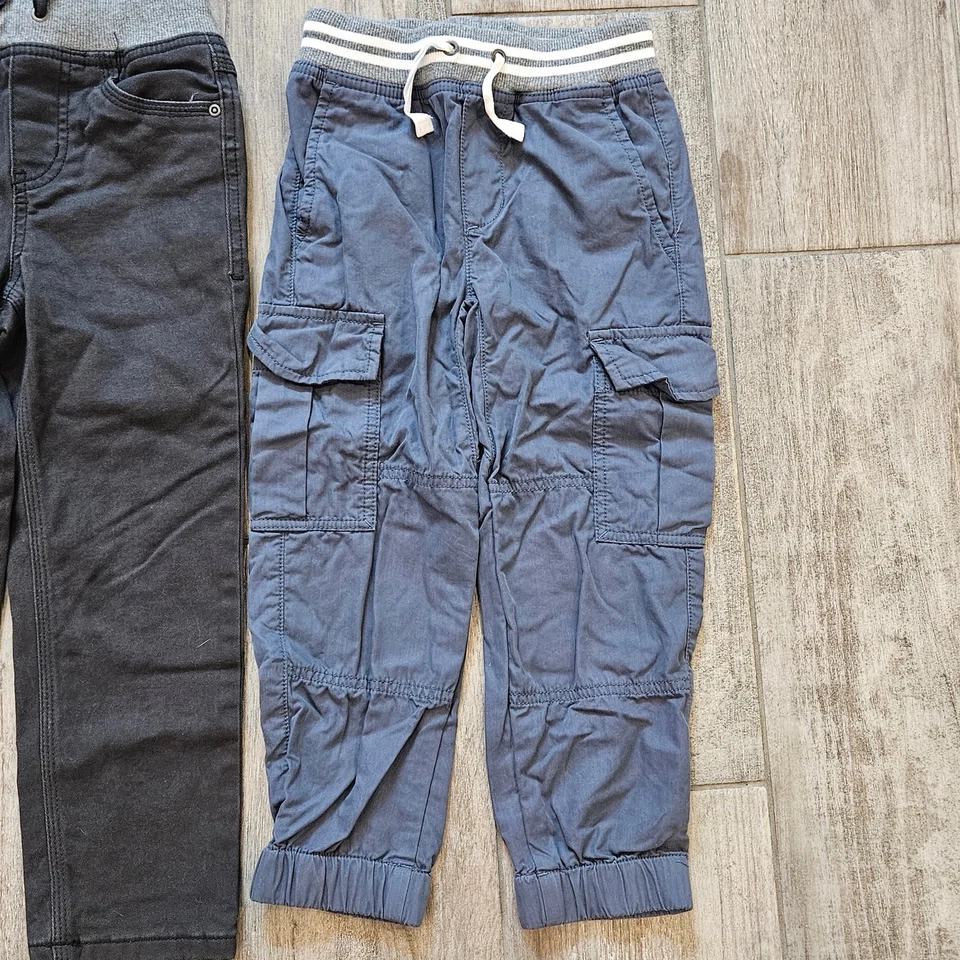 Boys Pants Lot of 3 Size 110 US 5 Hanna Andersson Gap Pull On Cargo Khaki Play - Image 4 of 4
