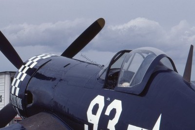 F4U Corsair 93 Checkered Cowl Navy Warbird 35mm Aircraft Slides Lot of 15