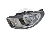 Scheinwerfer Links Schwarz FüR Hyundai I10 2011-2013