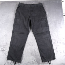 Rothco BDU Fatigue Pants Men's L Black Button Fly Utility Military Tactical