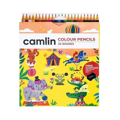 Camlin Kokuyo 4192567 24-Schattier Full Size Farbstift-Set (sortiert)