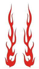 Tribal Flames Hot Rod Fire Two 7 Vinyl Decals Car Truck Bike Helmet Motorcycle Tribal Flames Hot Rod Fire Two 7 Vinyl Decals Car Truck Bike Helmet Motorcycle