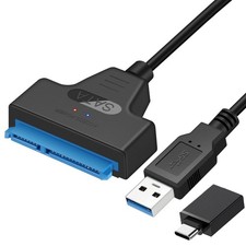 Compact USB 3.0 to SATA Converter Cable for 2.5" HDD/SSD - Upgrade Your Storage