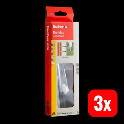 Fischer Abstandsmontage Befestigung TherMax 10 Montagekonus 2er-Pack 3 SETS