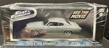 Greenlight Chevrolet Dom's Chevelle 454ss 1970 Fast & Furious Iv (2009) Solo Parti Originali Original Parts 1:43 86227