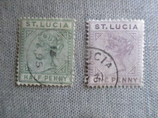 St.Lucia, Scott# 27,29, used
