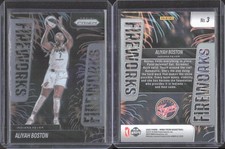 2025 Panini Prizm WNBA #3 Aliyah Boston Fireworks