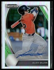 2021 Panini Prizm Draft Picks #PDP117 Alex Ulloa Base Autographs Silver Prizm