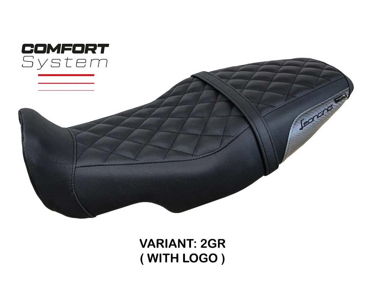 Seat cover Sydney Comfort Gray + logo Tpz comp BENELLI LEONCINO 800 2022 2026