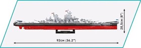 WW2 - Missouri Battleship 2640 pcs  [OE]