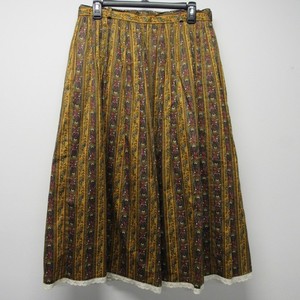 Original Alpen Trachten Austrian German Floral Oktoberfest Skirt sz 44 US 14