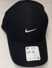 Nike Dri-Fit Club Cap Structured Swoosh Hat Black Unisex Med/LG FV5563-010 26