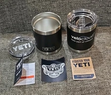 /WOW You get (2) Yeti 10 oz Lowball Insulated Camping Tumblers. Branded & New!