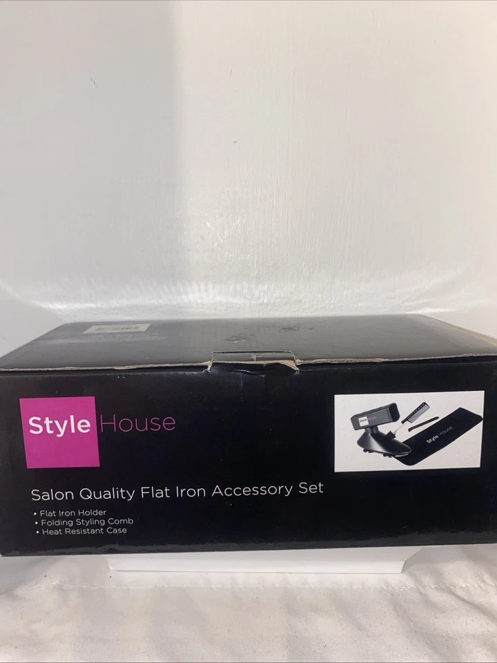Juego de accesorios de plancha estilo casa salón calidad nuevo en caja Foto 2 de 3