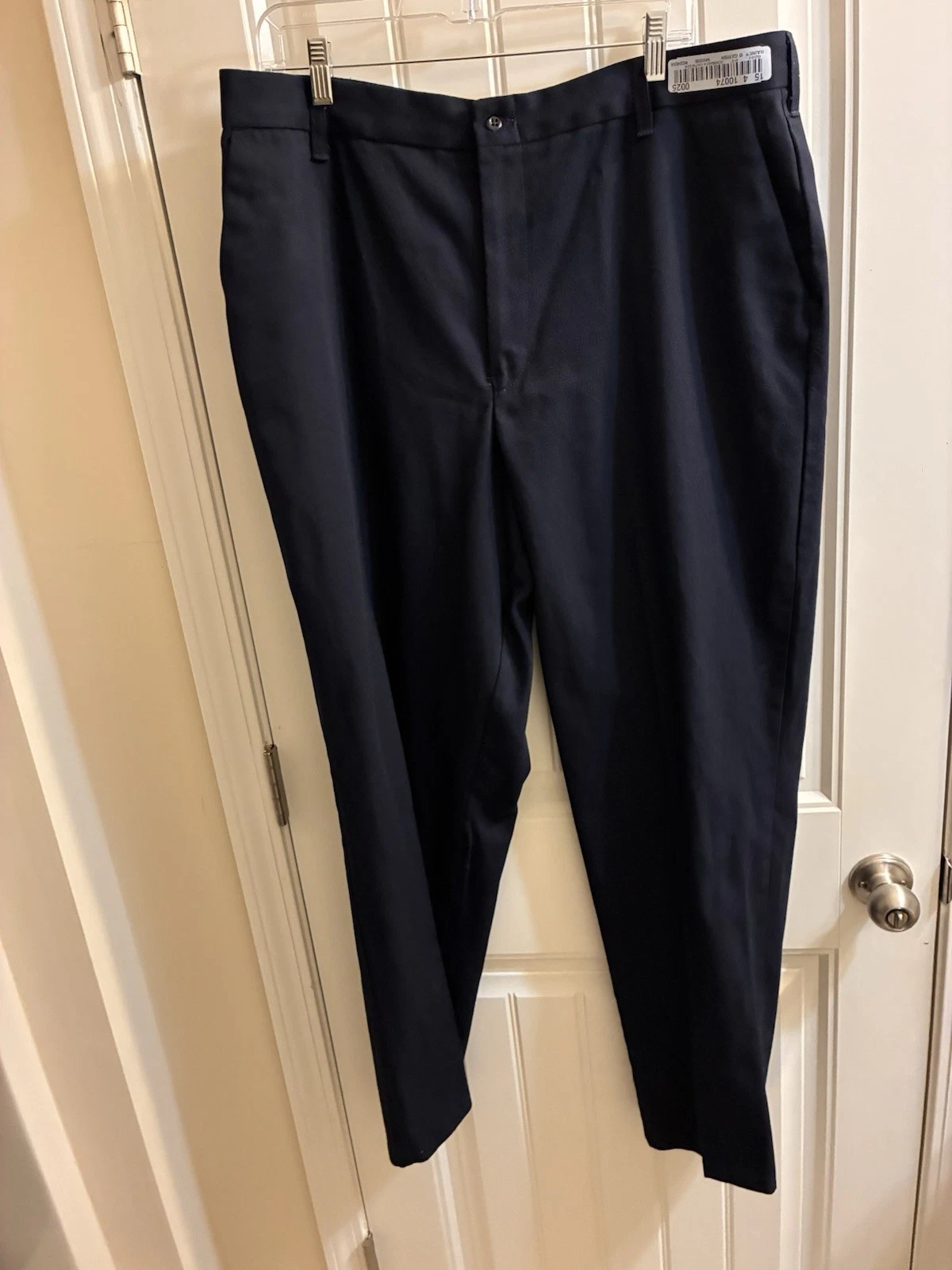 Cintas Men’s Navy Cargo Work Pants 40x33 Comfort Flex Industrial Uniform Pants