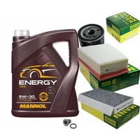 Inspektionspaket 5L Mannol Energy 5W-30 FüR Renault Megane III Grandtour 1.6