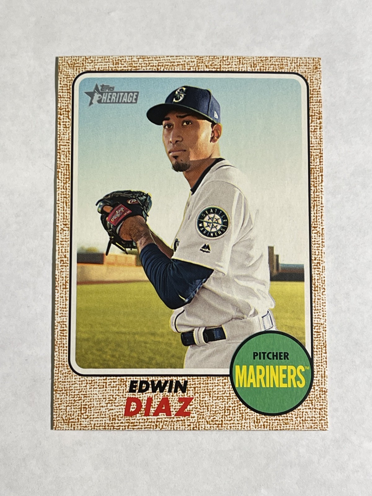 2017 Topps Heritage High Number - Edwin Diaz #702 High Number SP