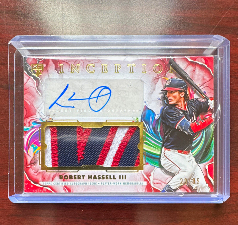 Robert Hassell III Patch Auto /99 Nationals.