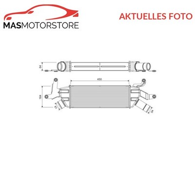 LADELUFTKÜHLER KÜHLER LADELUFT VALEO 818370 P FÜR PEUGEOT 4007 2.2 HDI 115KW