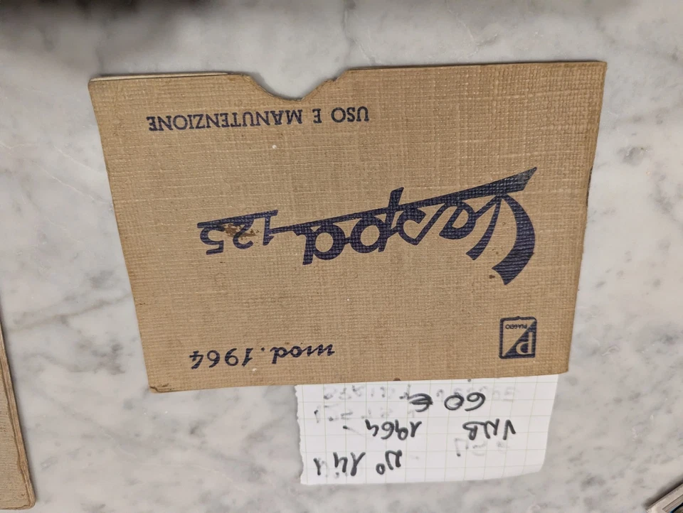 Libretto Uso E Manutenzione Piaggio Vespa Epoca Anni 70 - Immagine 2 di 4