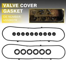 fits 2004-2007 Saturn Vue 3.5L Valve Cover Gaskets Seals Grommets Kit VS50607R E