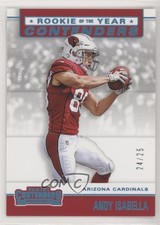 2019 Panini Contenders Rookie of the Year Platinum 24/25 Andy Isabella a8x