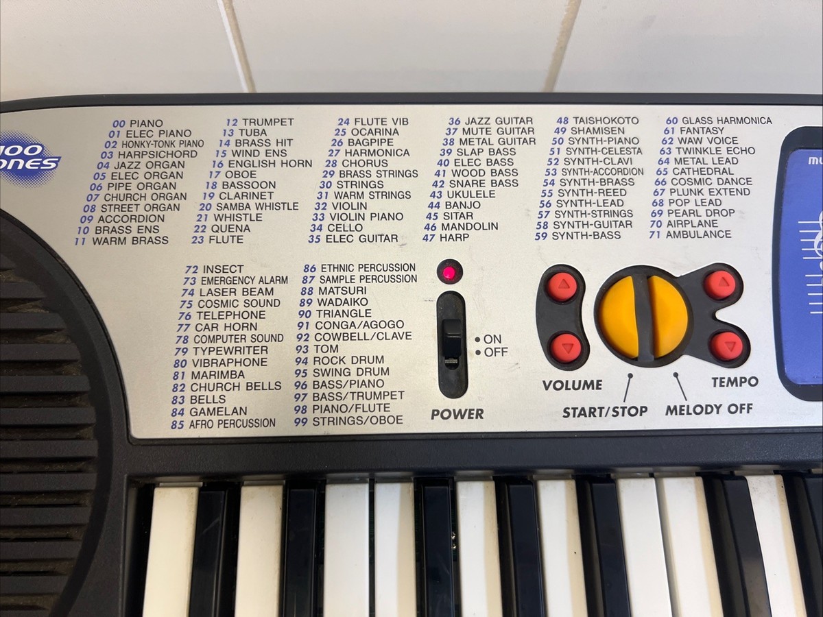 Vintage Casio SA-67 Electronic Song Bank Keyboard 5AAs Tested NO
