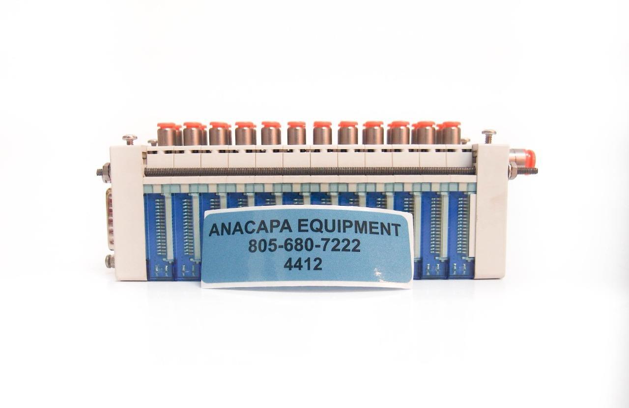 SMC 11-98A VV100 3 Port Solenoid Valve Integrated Unit Manifold 12 Station 4412