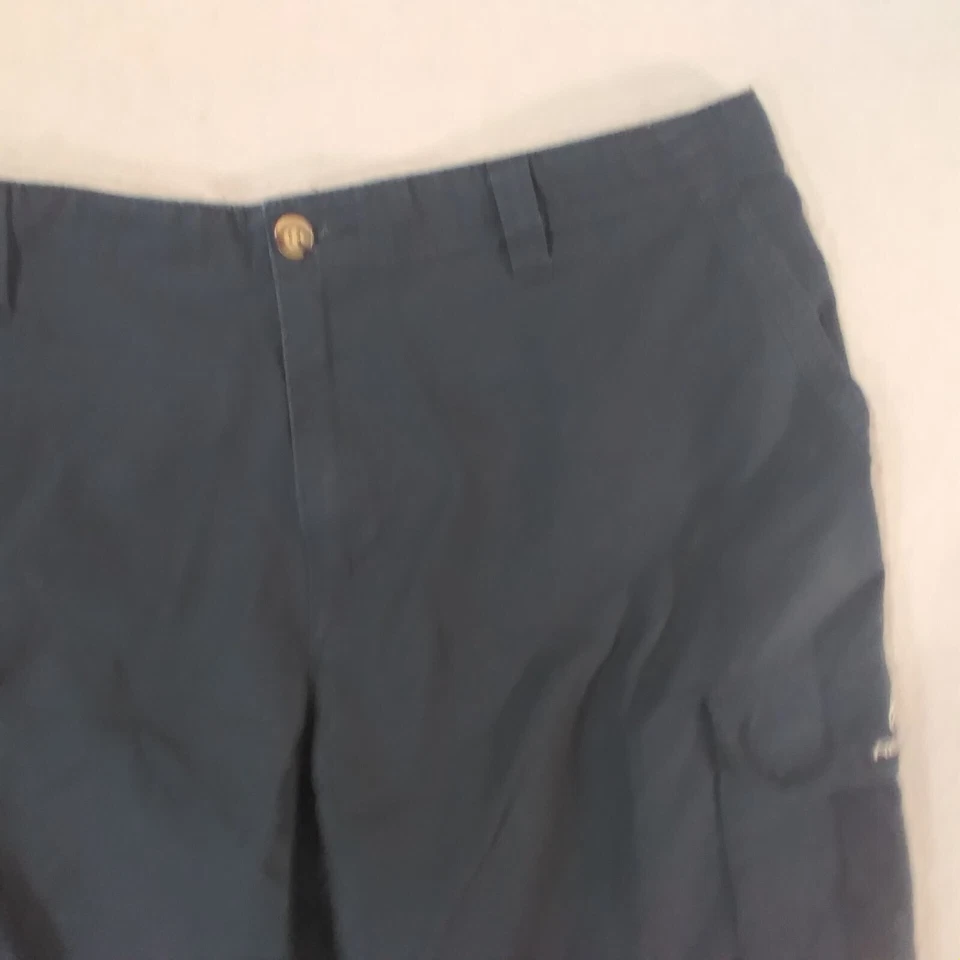 Realtree cargo Pantalones Cortos Hombre 38 x 10 Azul Ligero Algodón Ripstop Exterior Foto 3 de 4