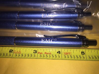 EMC2 Awesome Pair Of Two Pens New In Plastic Wrap Einstein Emc 2 Logo