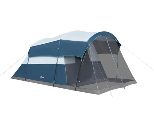 6/8 Person Family Camping Tent with Screen Room, Water Resistant Big Tunnel Tent