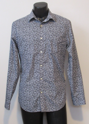Banana Republic 3821 Floral Button Up Shirt Mens M Slim Fit Non