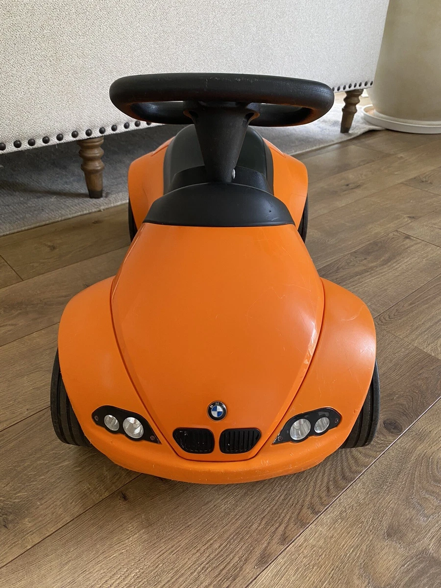 Genuine BMW M Baby Racer Orange Toddler Kids Toy Car Scoot Push