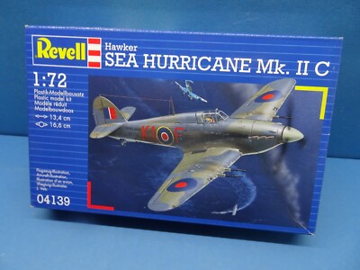 1/72 REVELL (1999) : Hawker '' SEA HURRICANE Mk.II C '' ( 2 Decal Optionen )