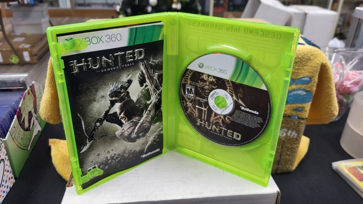 CIB HUNTED THE DEMON'S FORGE MICROSOFT XBOX 360 VIDEO GAME