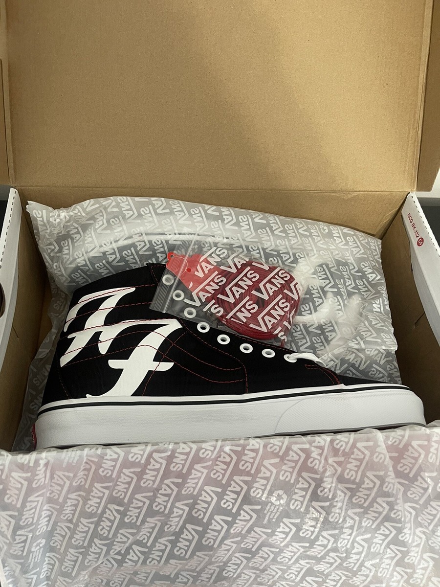 VANS Sk8-Hi x Foo Fighters 25th Anniversary BRAND NEW W/ BOX VANS Sk8-Hi x Foo Fighters 25th Anniversary BRAND NEW W/ BOX