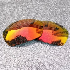 Fire Red Polarized Replacement Lenses For-Oakley Juliet Frame
