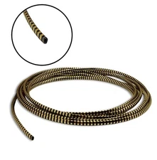 Zebra Black Gold Car Door Edge Guard Trim 8' Full Size U Shape Molding