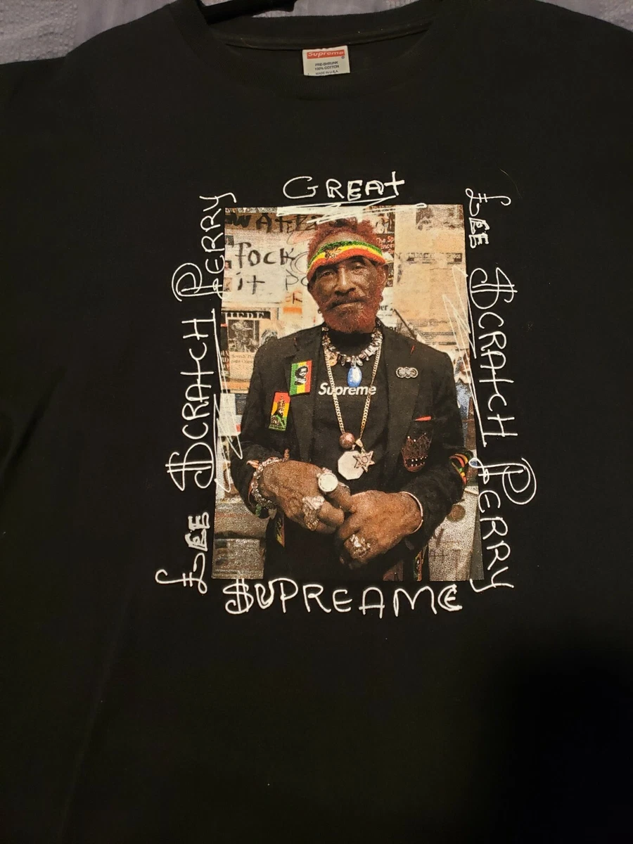 Supreme S/S Lee Scratch Perry picture T Shirt SIZE L Great Condition NM